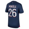 Camiseta de fútbol Paris Saint-Germain 2023-24 Mukiele 26 Primera Equipación - Hombre